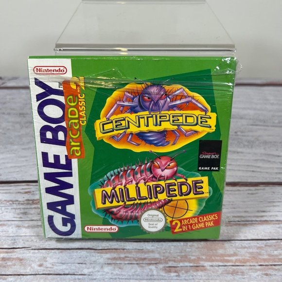 Game Boy Arcade Classics 2 Centipede Millipede Nintendo 1995 CIB Complete